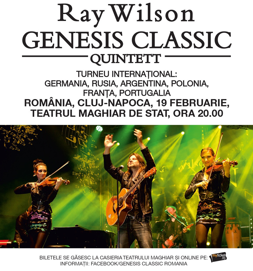 Genesis Classic Quintett, pentru prima data in Romania, live la Cluj-Napoca