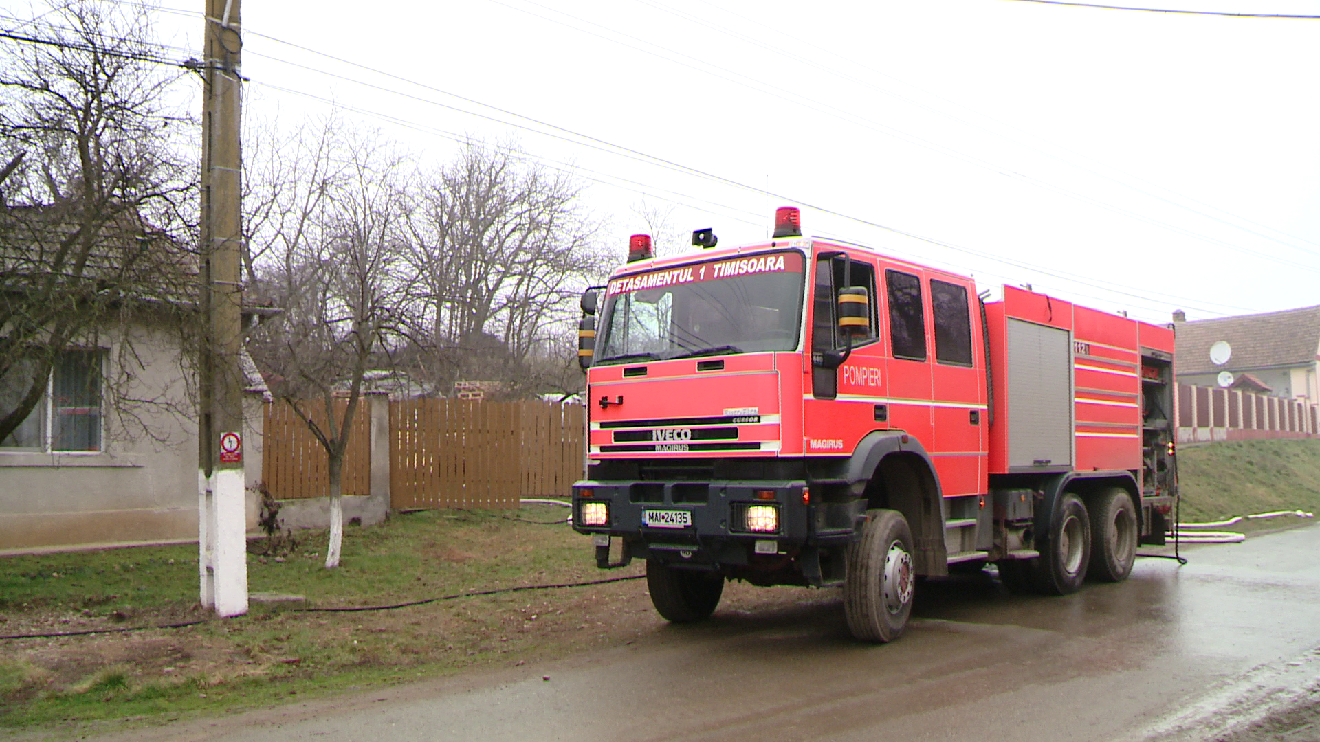 Un sofer de 64 de ani a scapat teafar dintr-o adevarata cascadorie petrecuta in Bistrita Nasaud