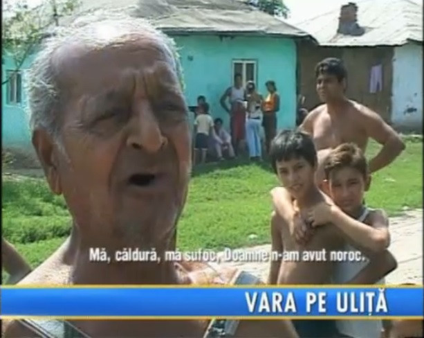 Romania, anul 2006, cod portocaliu de canicula. Localnicii din sudul tarii s-au refugiat in carciumi. Faceti cunostinta cu domnul Capone