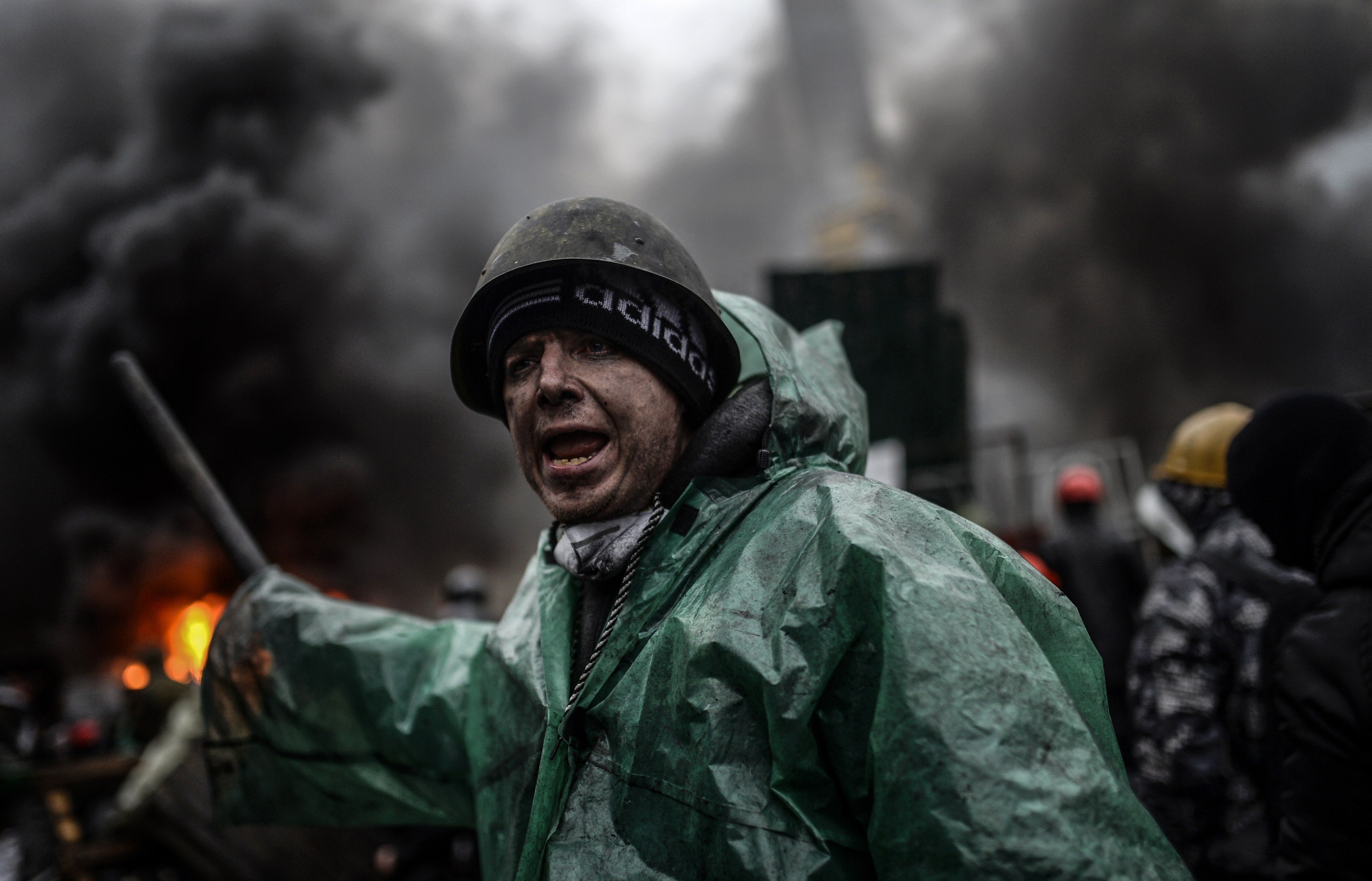 Imagini din timpul protestelor din Kiev, din 20 februarie 2014 - 3
