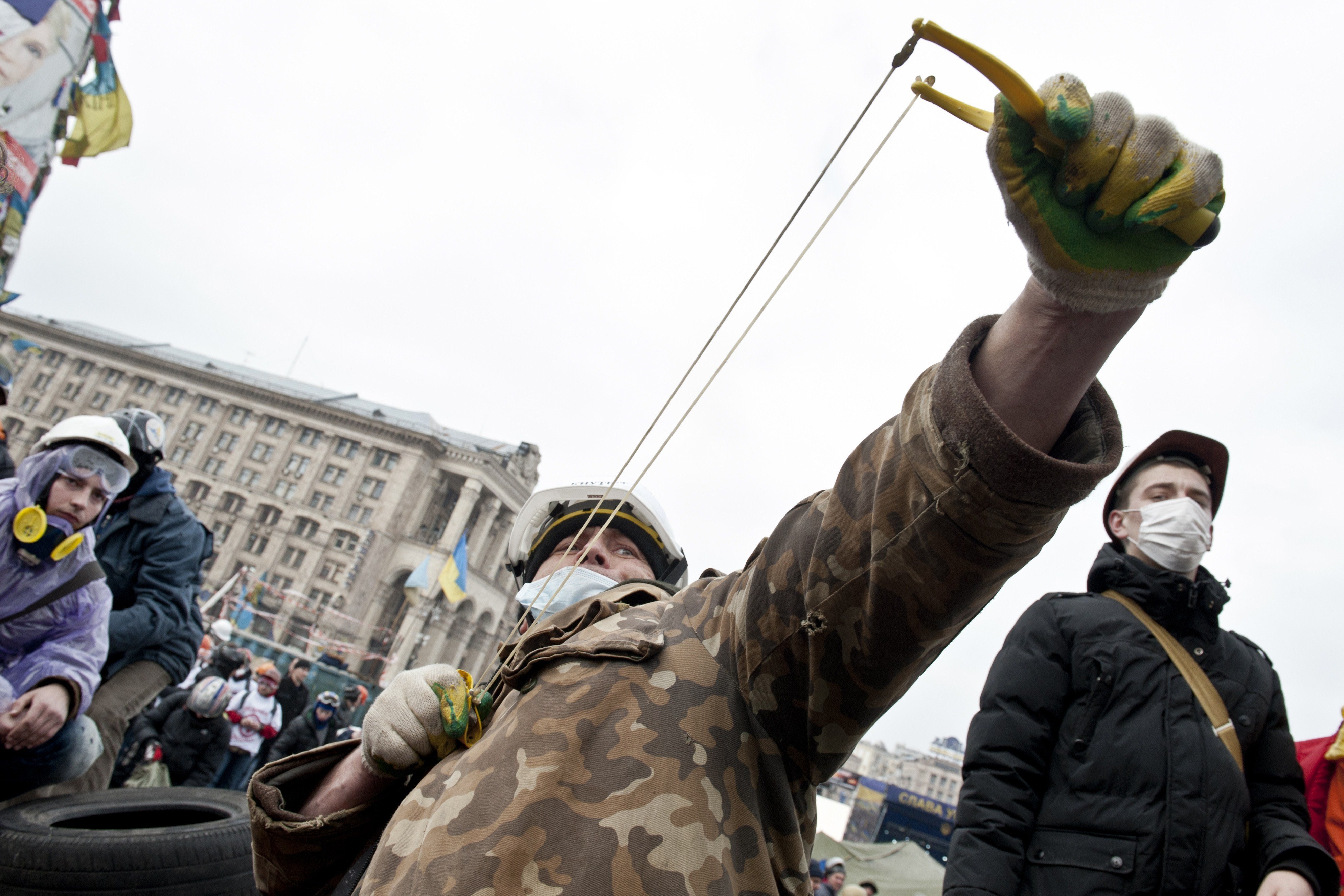 Imagini din timpul protestelor din Kiev, din 20 februarie 2014 - 13