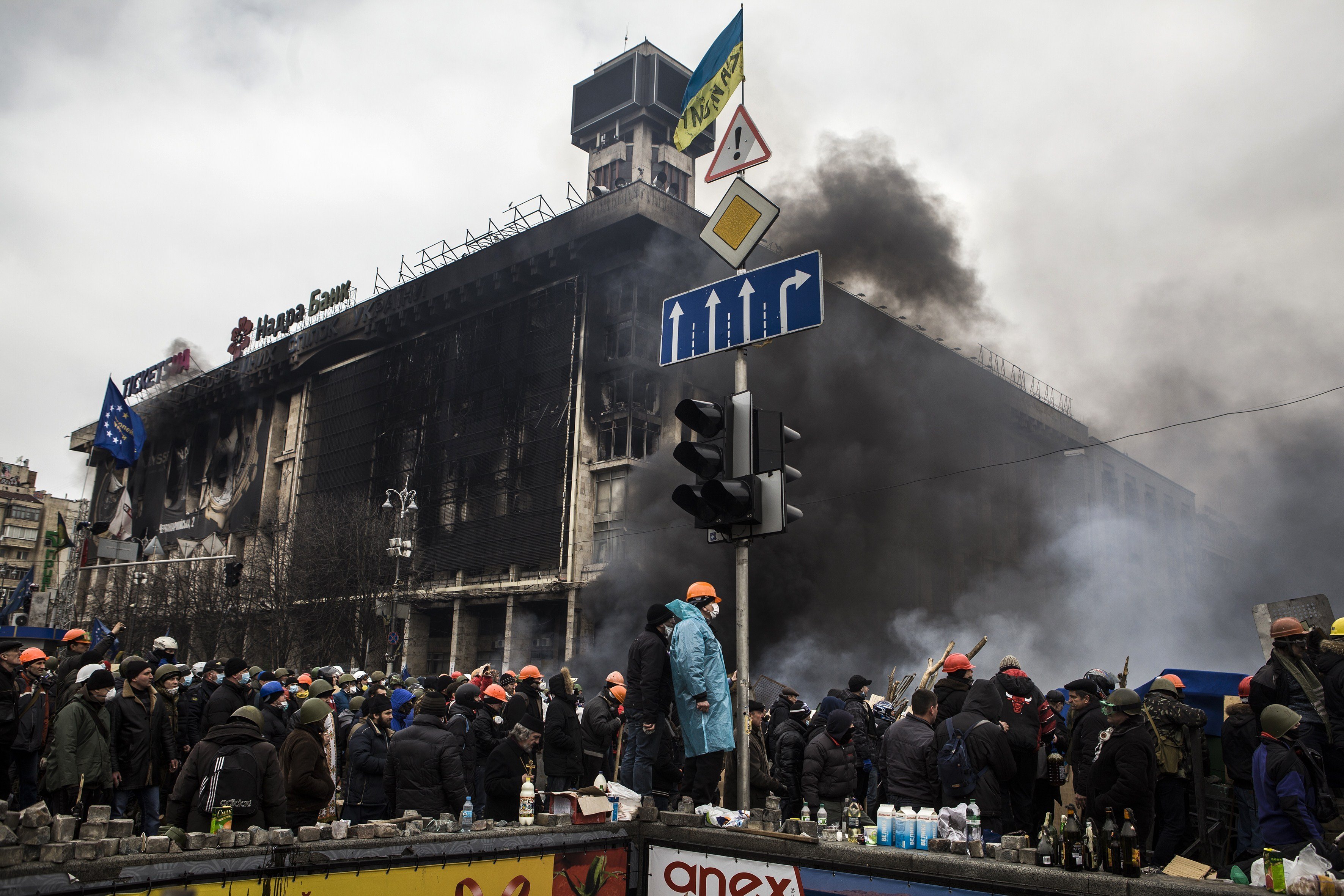 Imagini din timpul protestelor din Kiev, din 20 februarie 2014 - 14