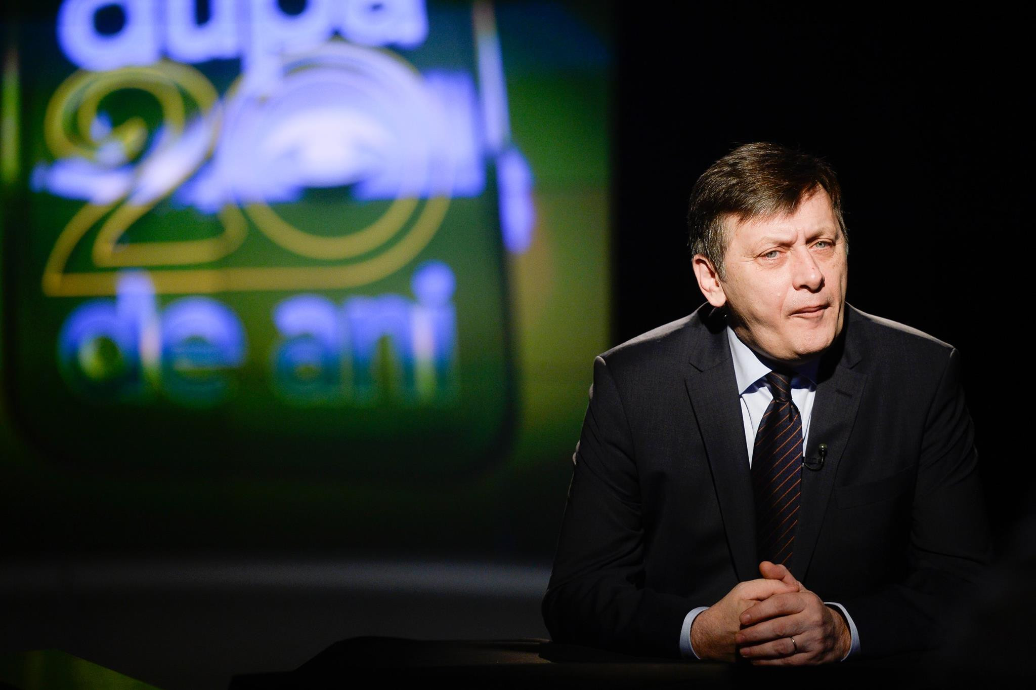 Crin Antonescu, la emisiunea "Dupa 20 de ani": "Daca se rupe USL, cel mai corect ar fi sa avem alegeri anticipate"