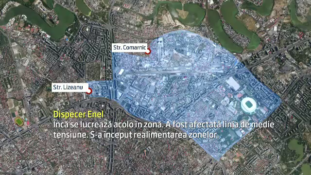 Zona afectate de pana de curent