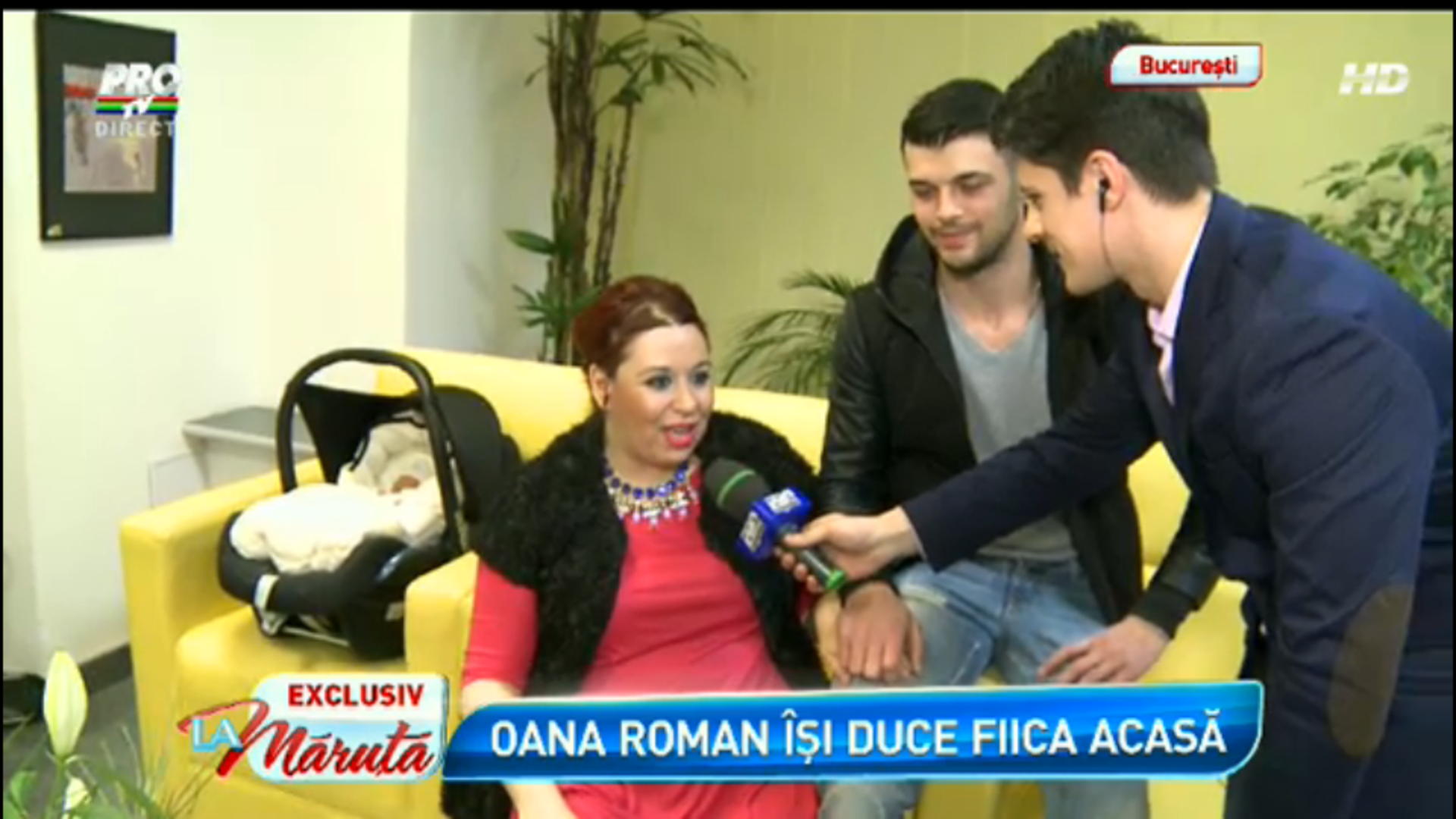 Oana Roman si-a dus fetita acasa. Primele declaratii facute dupa externare