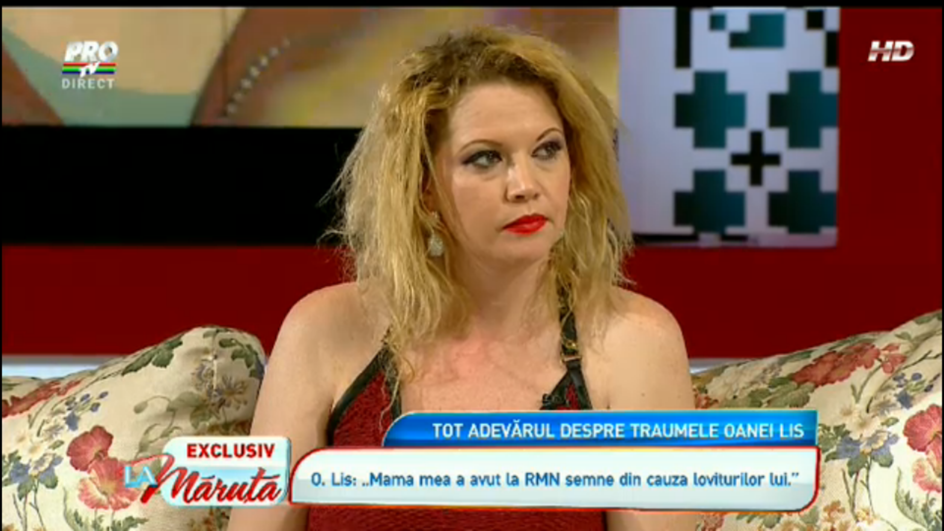 Oana Lis, abuzata sexual in copilarie de propriul tata. Declaratiile cutremuratoare facute "La Maruta"