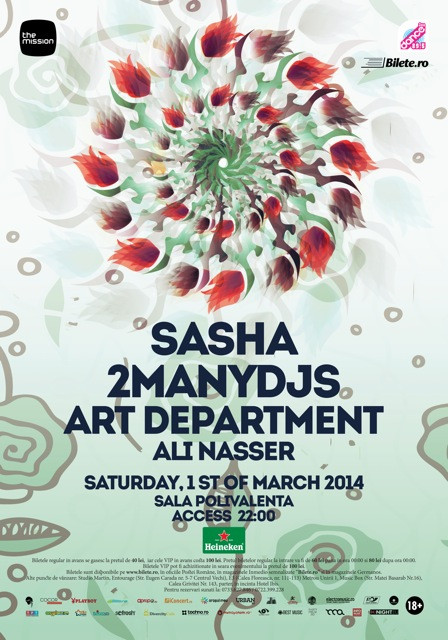 The Mission - Sasha, 2manydjs, Art Department, Ali Nasser