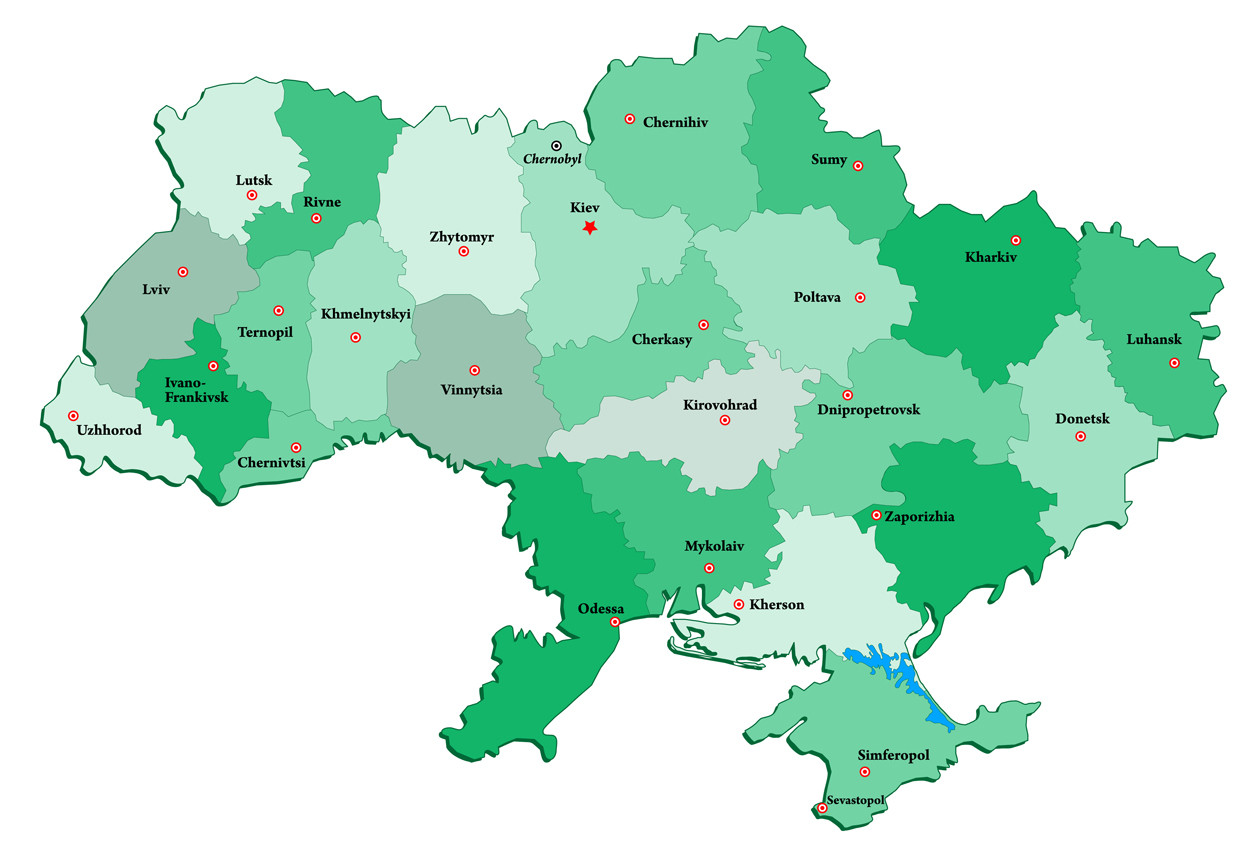 harta ucraina