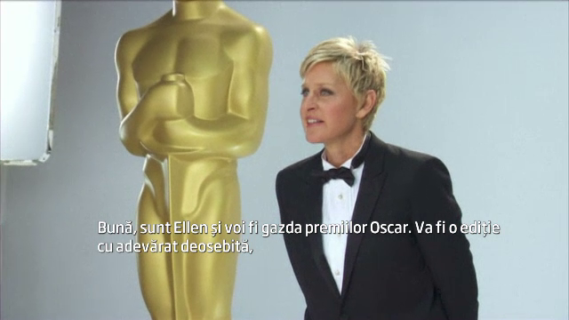 Oscar 2014. Ellen de Generes, gazda evenimentului, vorbeste despre marea gala din 2 martie