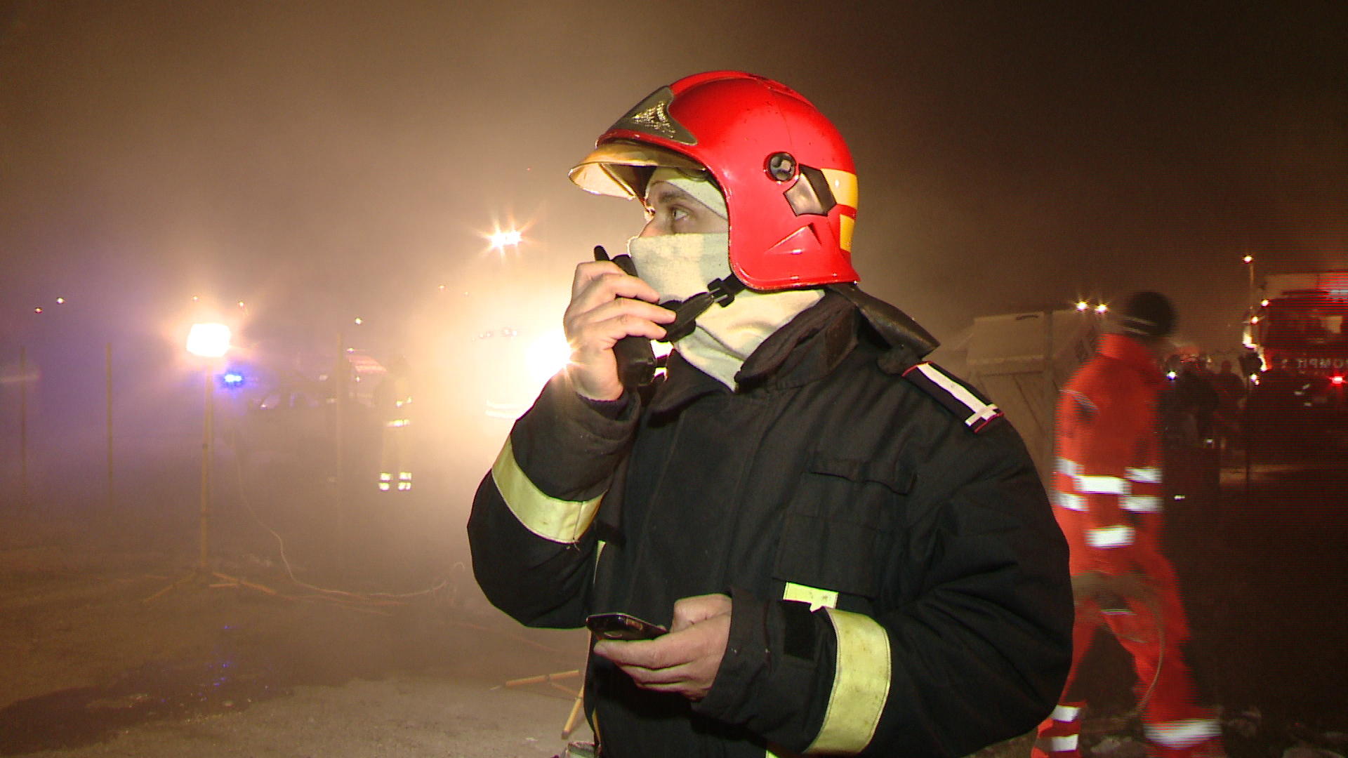 O camera-video de verificare a rovinietei din Maramures a fost mistuita de flacari