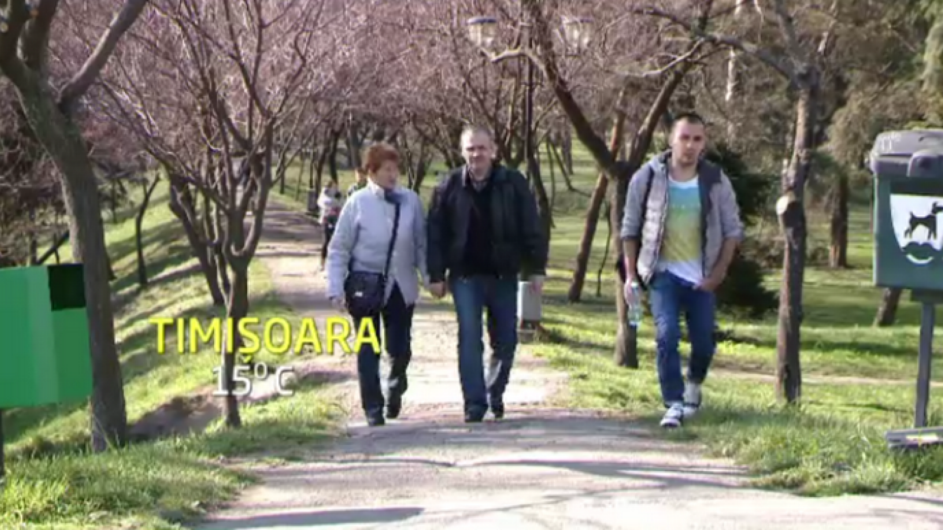 Romania a fost "impartita" in doua de Martisor. Temperaturi de 16 grade in vest si de doar cateva grade la mare