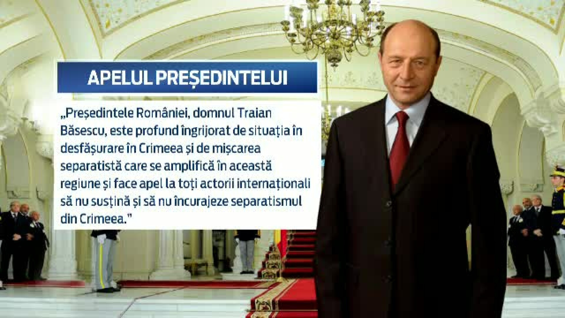 Concluzia sedintei convocate de Basescu la Cotroceni: Romania nu este afectata direct de situatia din Ucraina
