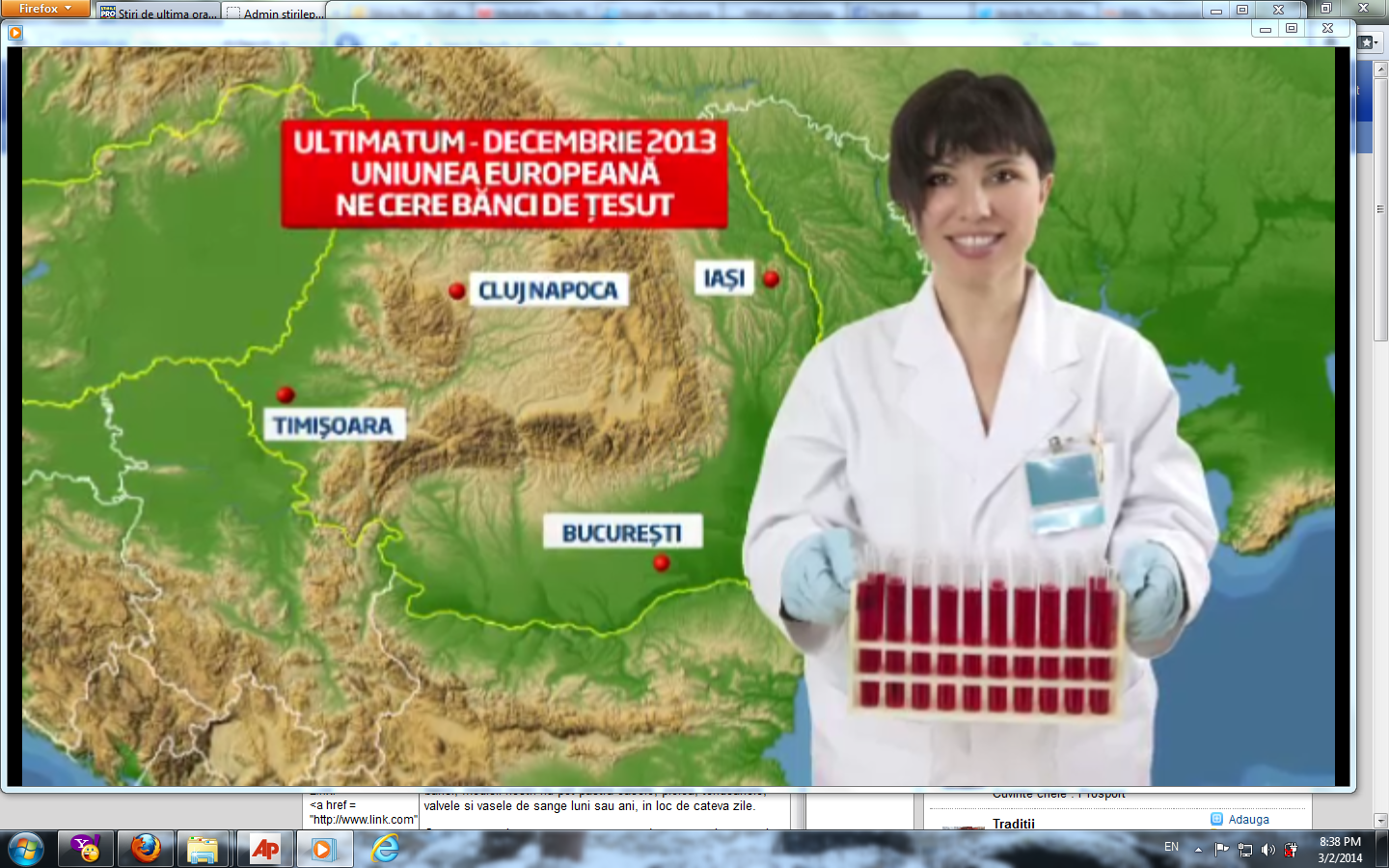 Romania risca sanctiuni de la UE in cazul lipsei bancilor de tesuturi. Eugen Nicolaescu: "Atat poate Romania. Asta-i tara!"