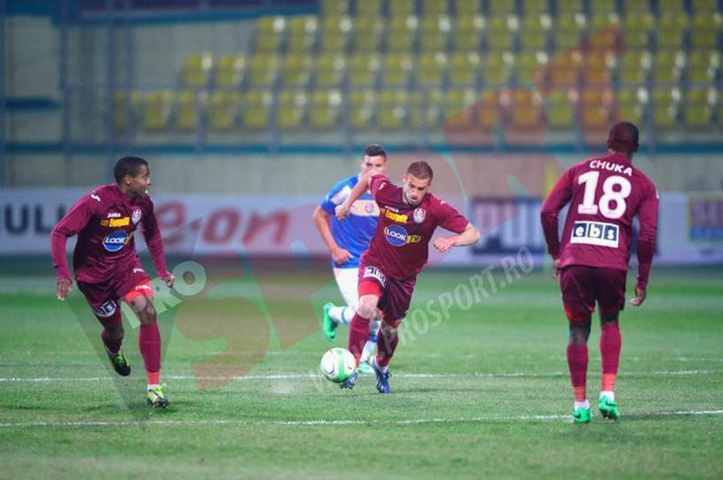 Blestemul cartonaselor in Gruia. CFR, fara linie mediana cu Steaua