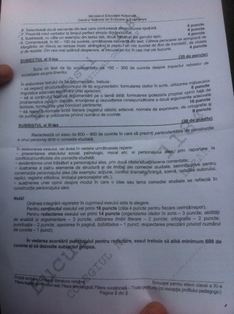 subiecte real simulare