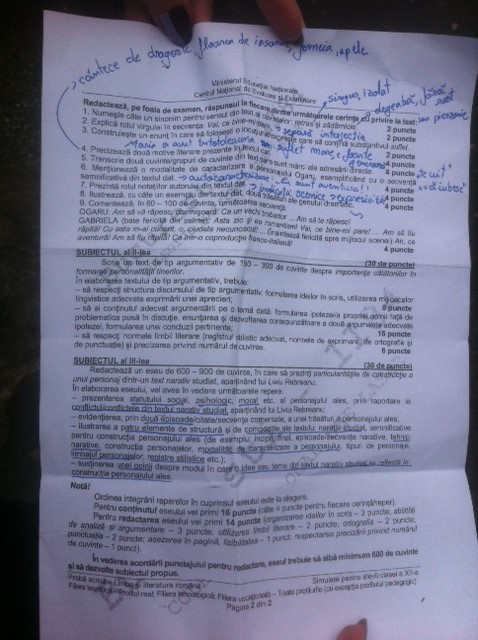 subiecte simulare real clasa 12
