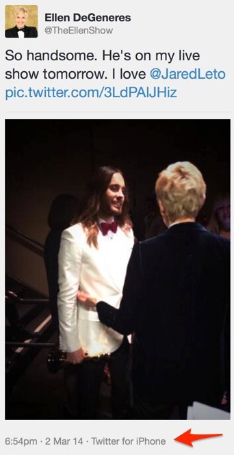 ellen degeneres iphone