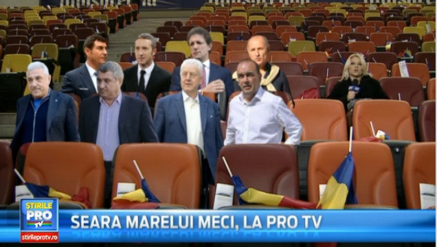 ROMANIA - ARGENTINA. Simulare grafica din tribuna VIP unde 8 locuri au ramas libere dupa condamnarea greilor din fotbal