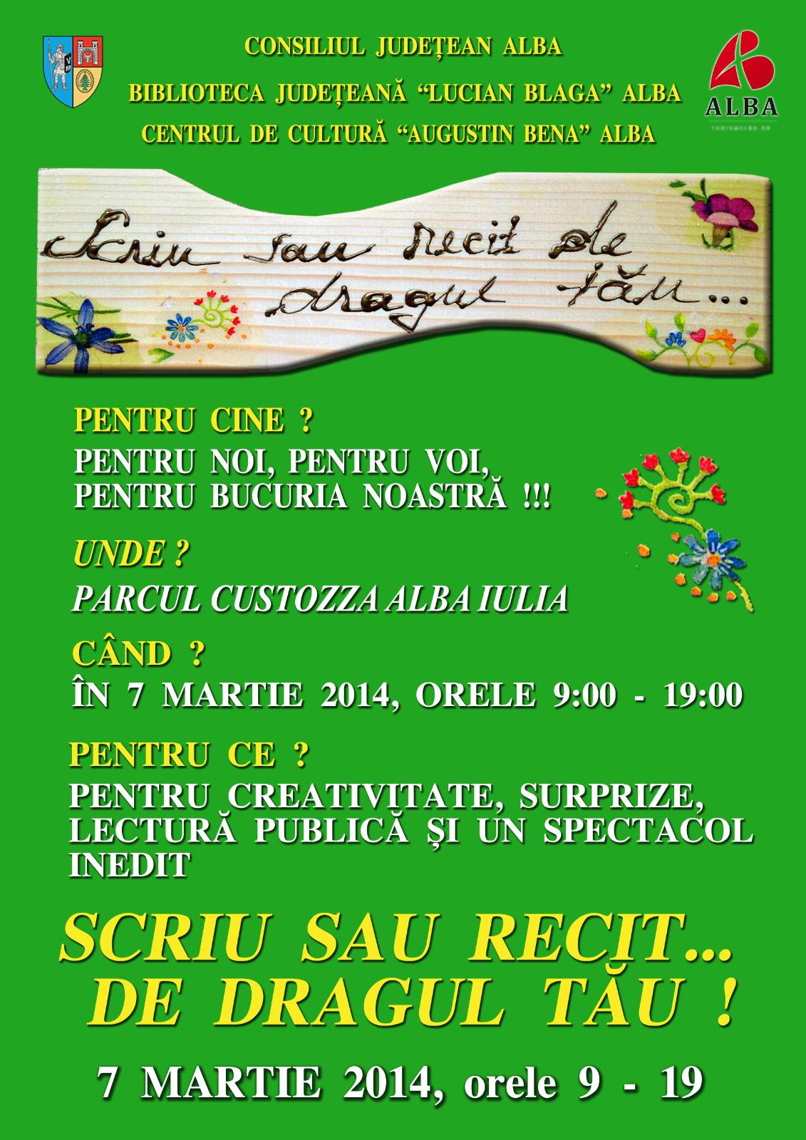 Calatorie in fascinanta lume a cartilor pentru locuitorii din Alba Iulia