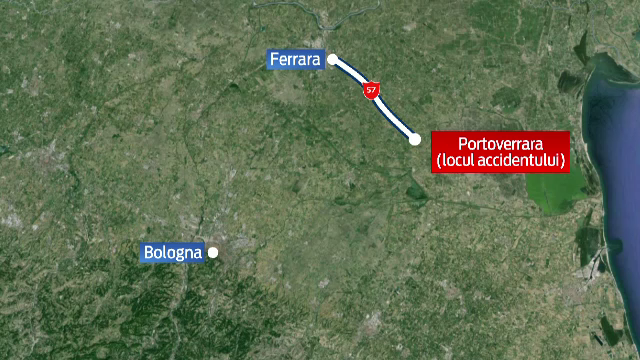 Sapte romance, implicate intr-un accident in Italia. Una din ele este in stare grava la spital