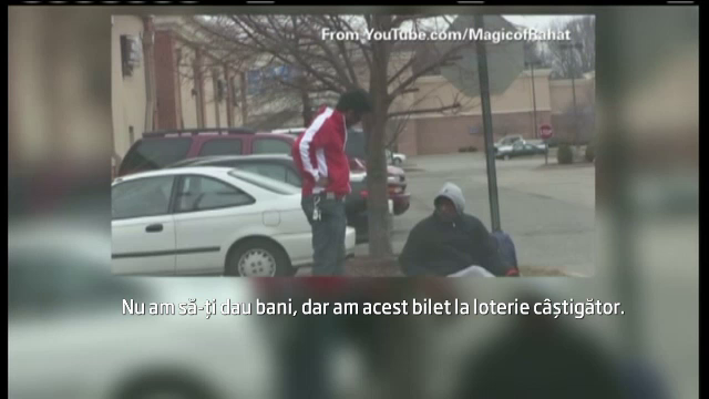 Reactia unui cersetor care a primit un cadou neasteptat de la un necunoscut: "N-am avut niciun prieten care sa faca asta"