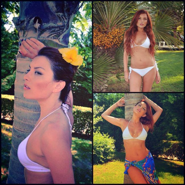 Elena Gheorghe se lauda cu un corp senzational. L-a aratat la plaja, intr-un costum de baie sexy! FOTO