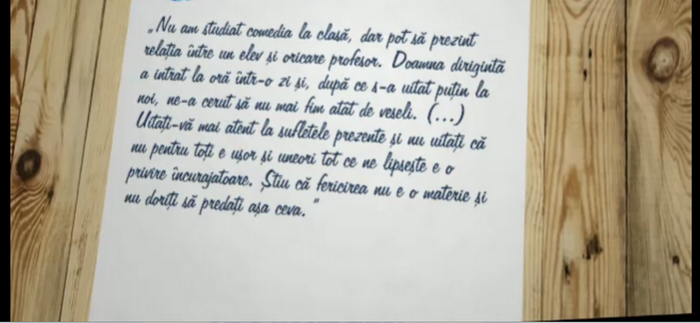 Fericirea se simte, nu se preda. Eseul de nota 10 scris la simularea pentru Bacalaureat de o eleva de clasa a 11-a din Sebes