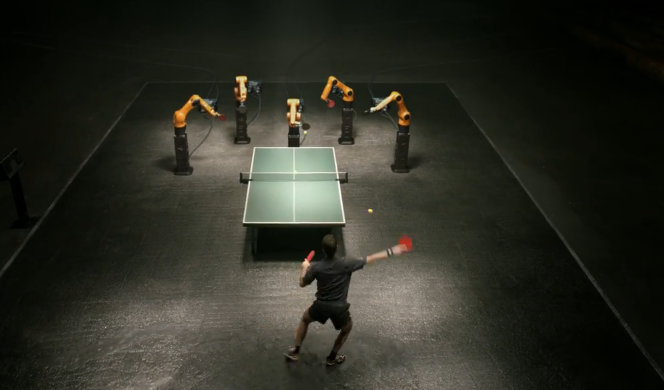 Omul si Robotul. Cine a castigat duelul dintre o masinarie si un campion mondial la tenis de masa