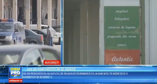 DOSARUL MAFIA CARNII. Inspectorii au controlat un depozit detinut de parintii jucatoarei de tenis Sorana Carstea