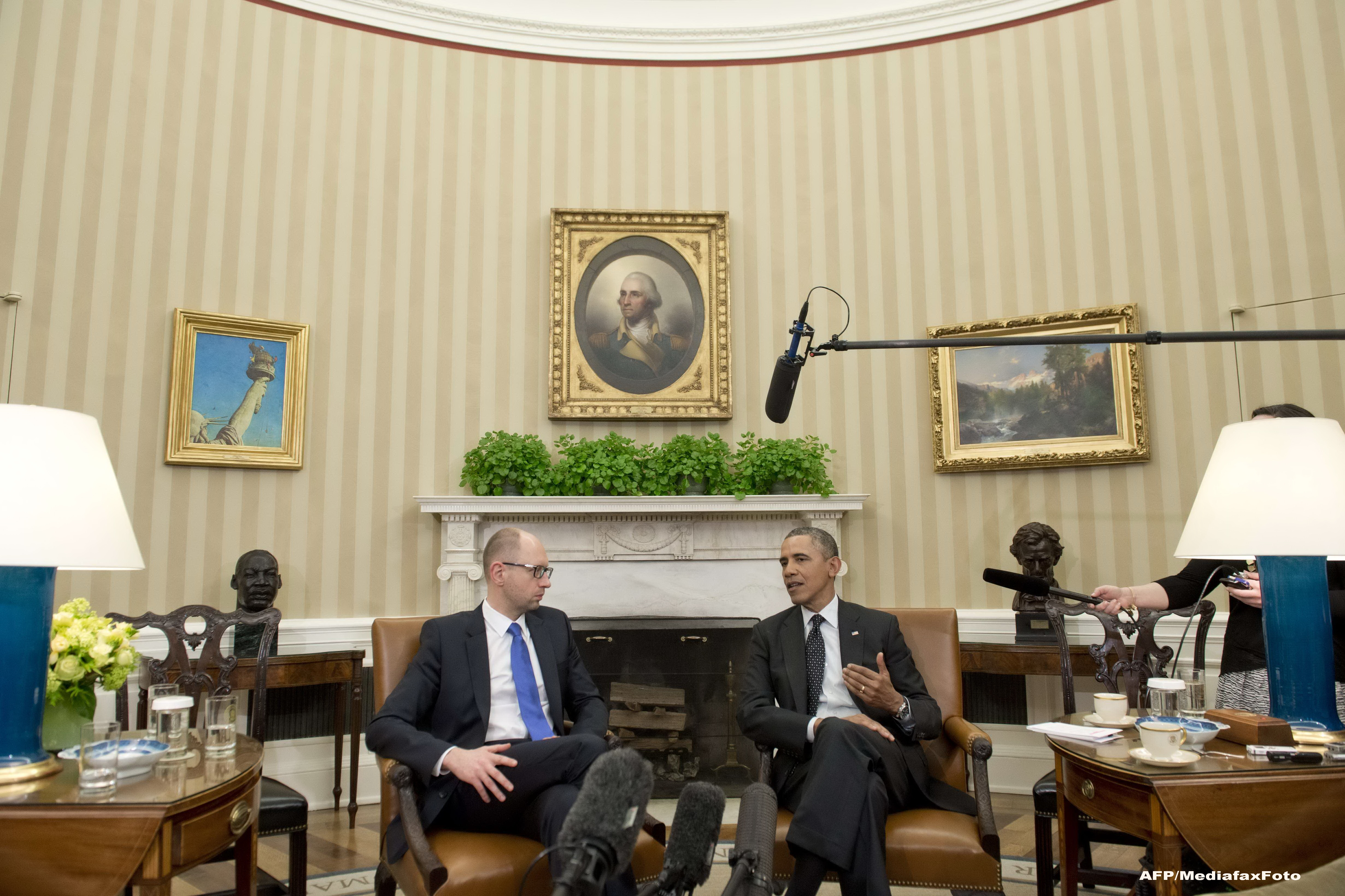 Arseni Iateniuk si Barack Obama