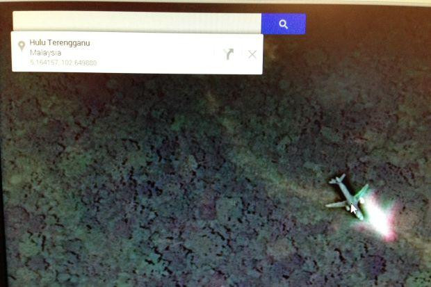 Google le-a cerut utilizatorilor din Malaezia sa nu mai foloseasca Google Maps pentru a cauta avionul disparut