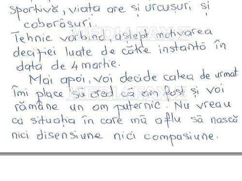 Scrisoare Gica Popescu