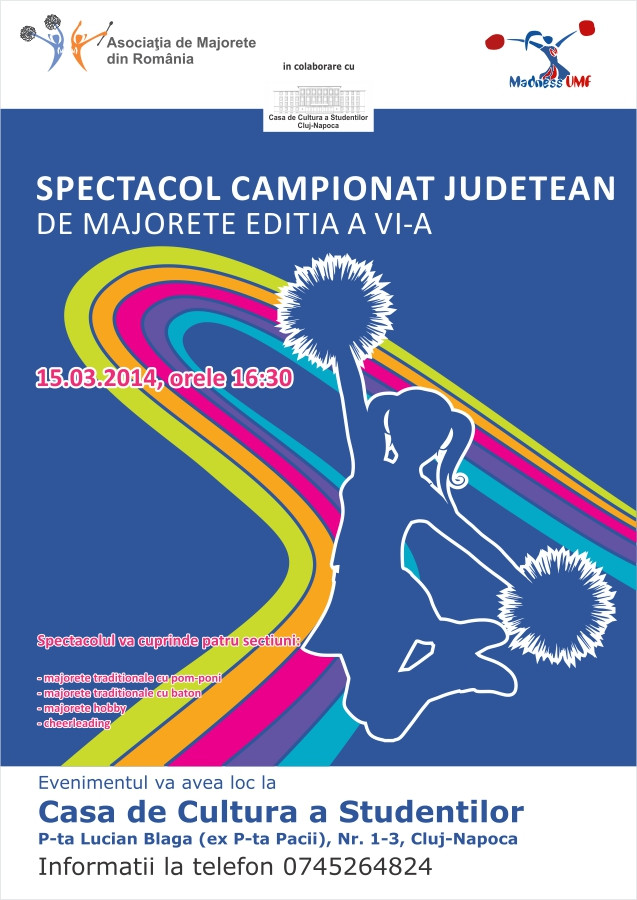 Campionat Judetean de Majorete la Cluj-Napoca