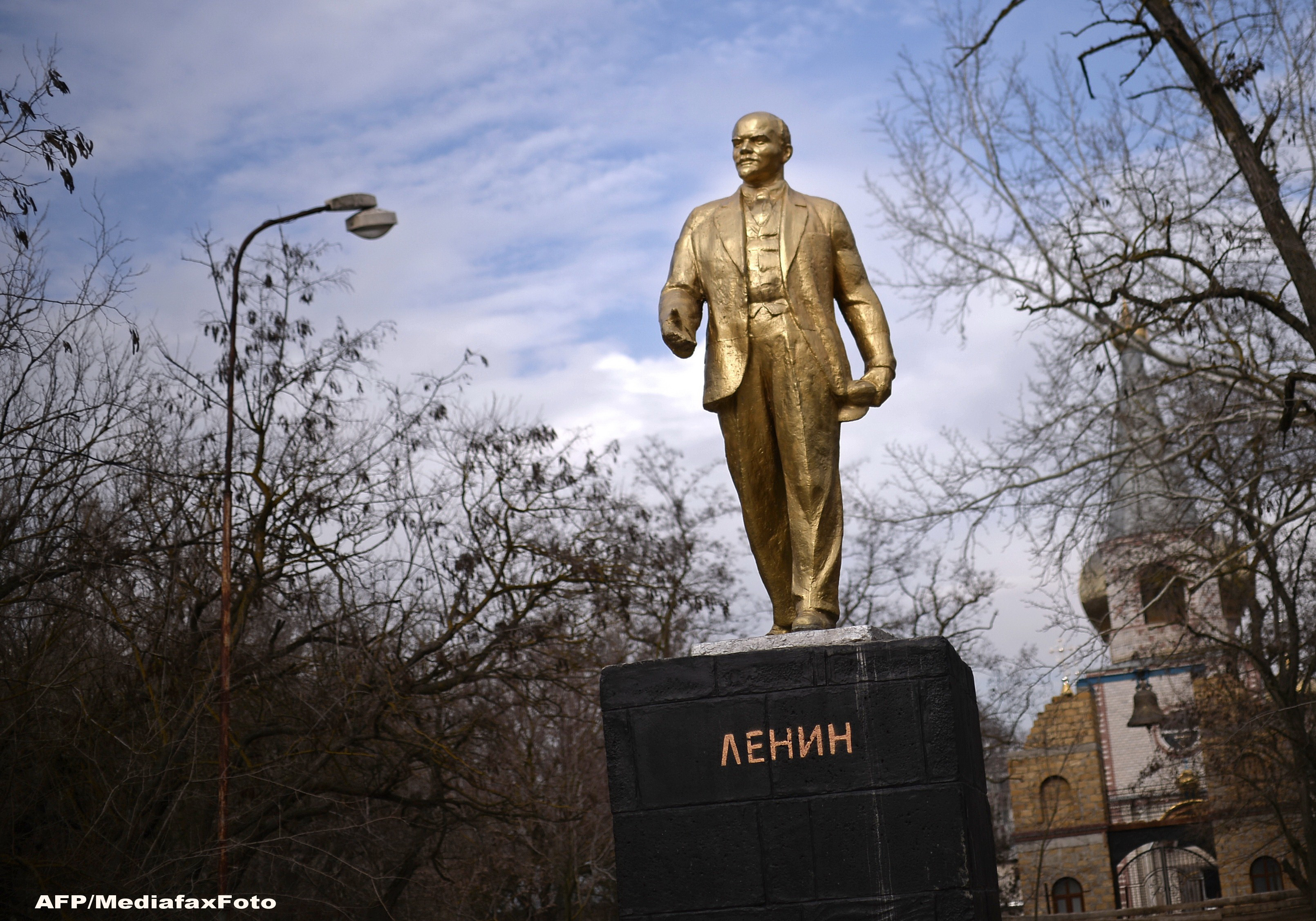 Statuia lui Lenin in Crimeea