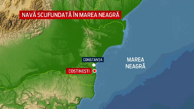 Incident grav in Marea Neagra: un vas s-a scufundat din cauza furtunii. Echipajul a fost salvat