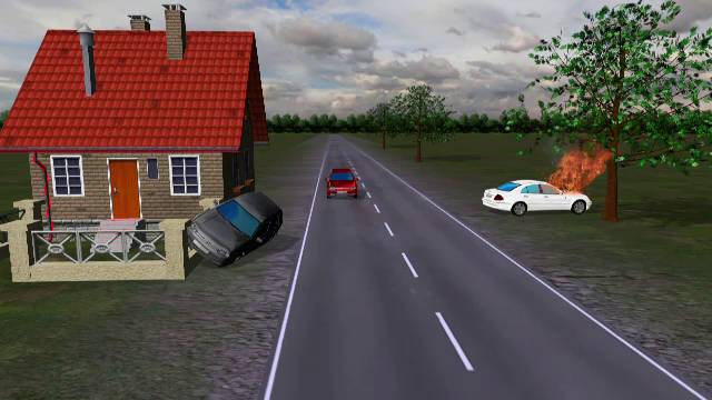 ANIMATIE GRAFICA. Greseala unui sofer care a dus la un accident cu trei morti si doi raniti, in Bihor