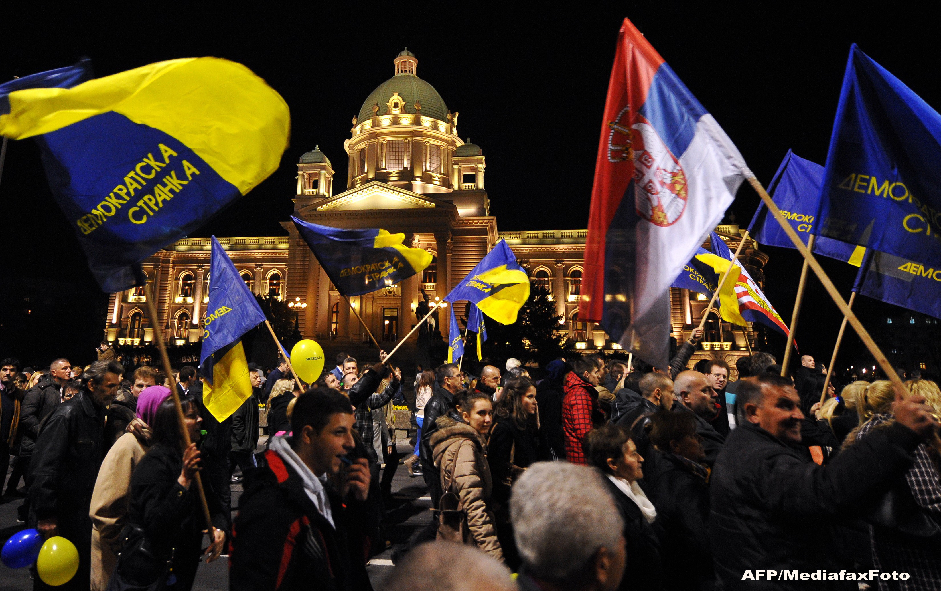 Victorie zdrobitoare a proeuropenilor la parlamentarele din Serbia. Un astfel de rezultat nu s-a mai inregistrat din 1990
