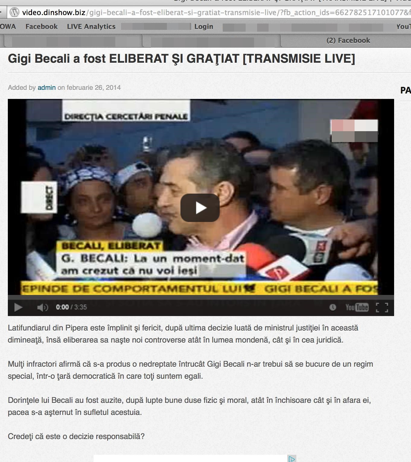 Teapa online cu Gigi Becali