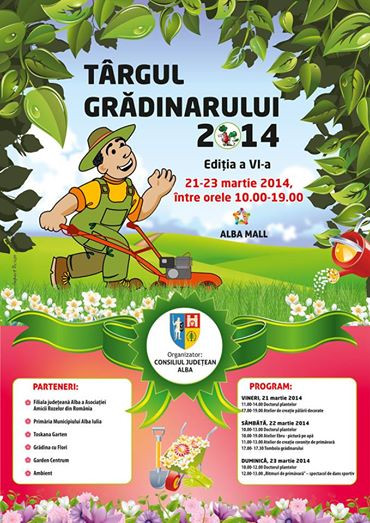 Primavara aduce la Alba Iulia a VI-a editie a targului gradinarului