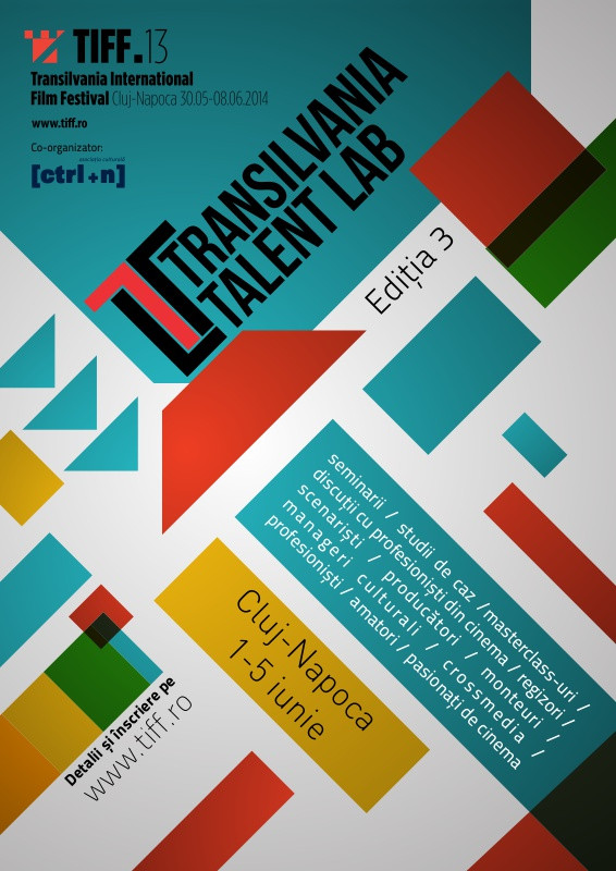 TIFF da startul inscrierilor la Transilvania Talent Lab