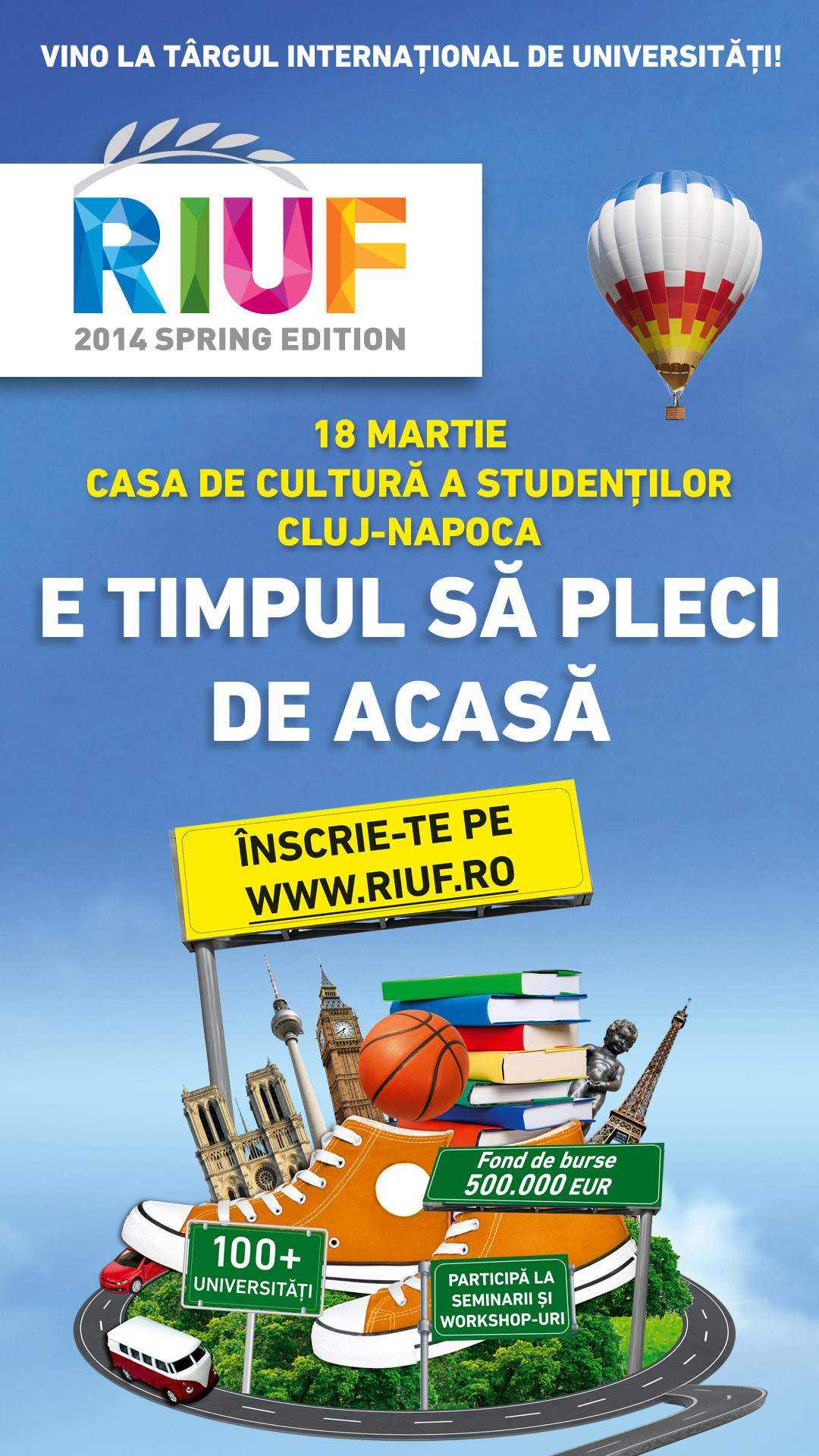 Targ International de Universitati la Cluj. Studentii romani au mai nou oportunitatea sa studieze in exoticul Dubai