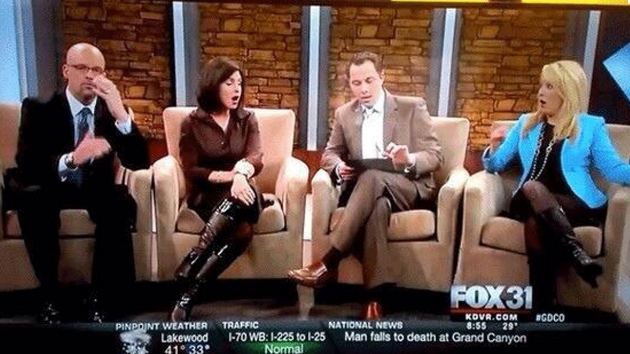 Momentul in care un post TV afiliat Fox a difuzat "din greseala" in direct o imagine interzisa minorilor