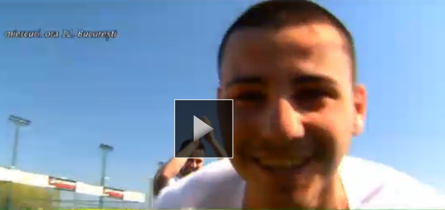 Azi, in Bucuresti. Jucau linistiti fotbal cand s-au trezit cu el pe teren. Maine ti se poate intampla tie. VIDEO