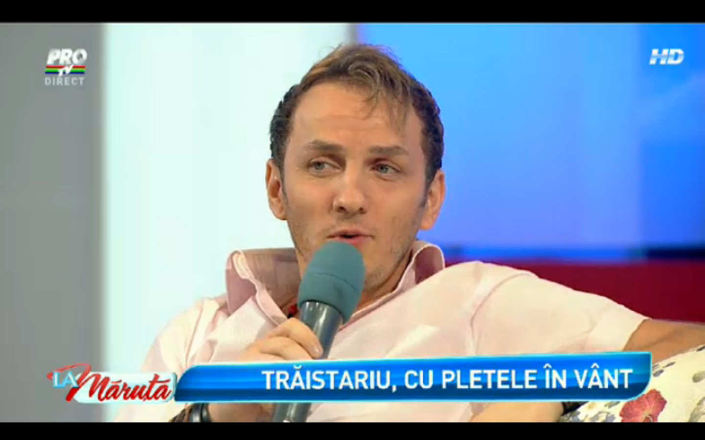 Schimbare de look pentru Mihai Traistariu. Cantaretul a venit “La Maruta” afisandu-si noua podoaba capilara