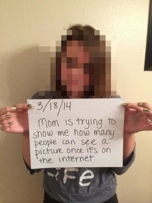 O mama a publicat aceasta fotografie cu fiica sa pentru a-i da o "lectie". Nu se astepta niciodata la ce a urmat