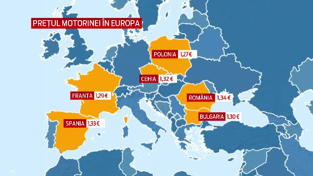 Preturi la pompa mai mari ca-n Franta, dar gaze mai ieftine vara. Cum incearca Ponta sa "indulceasca" acciza de 7 eurocenti