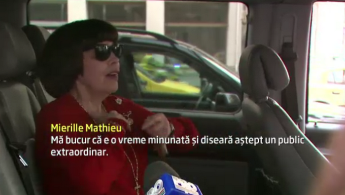 Premiera in Romania. Mireille Mathieu, urmasa lui Edith Piaf, sustine un concert la Sala Palatului