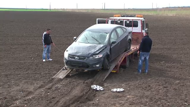 Speriat ca a dat cu masina peste un fazan, un sofer s-a izbit de un alt autoturism. Victima s-a ales cu rani grave