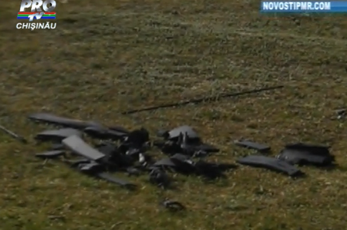Un avion fara pilot a fost doborat in Transnistria. Tiraspolul: Survola cu scopul de a spiona. VIDEO