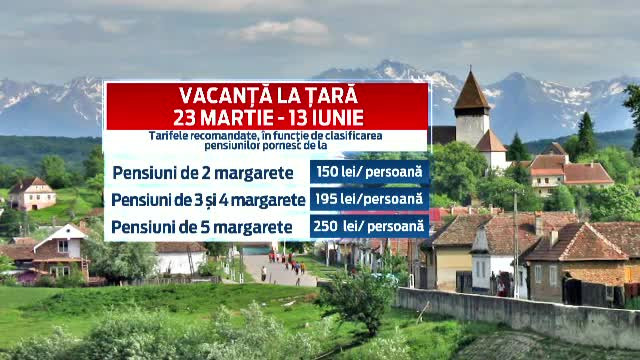 Ce oferte au proprietarii de pensiuni si hotelierii pentru turistii care vor sa profite de programul "Vacanta la tara"